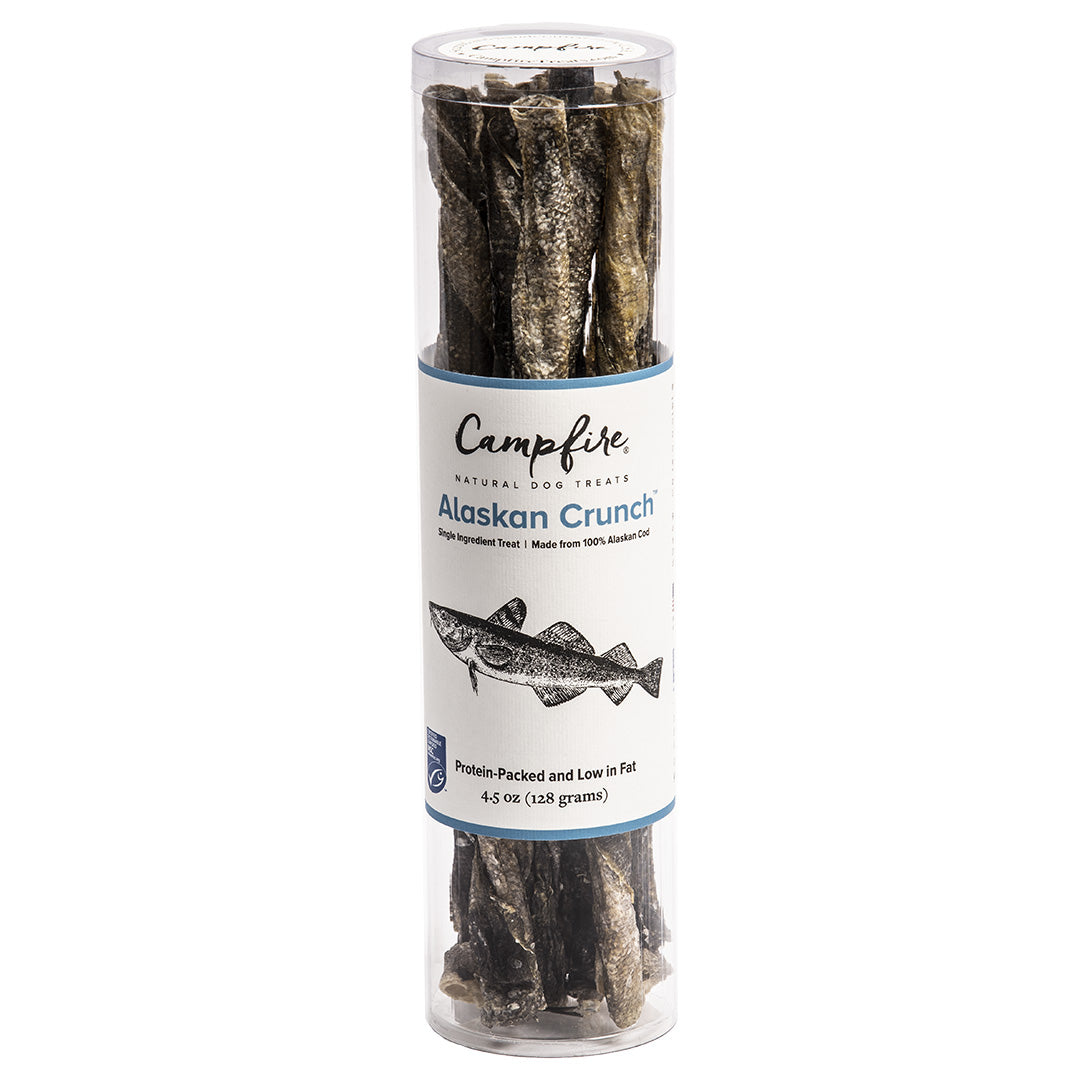 Cod Skins for Dogs | Alaskan Crunch™ | Certified Sustainable Seafood by MSC