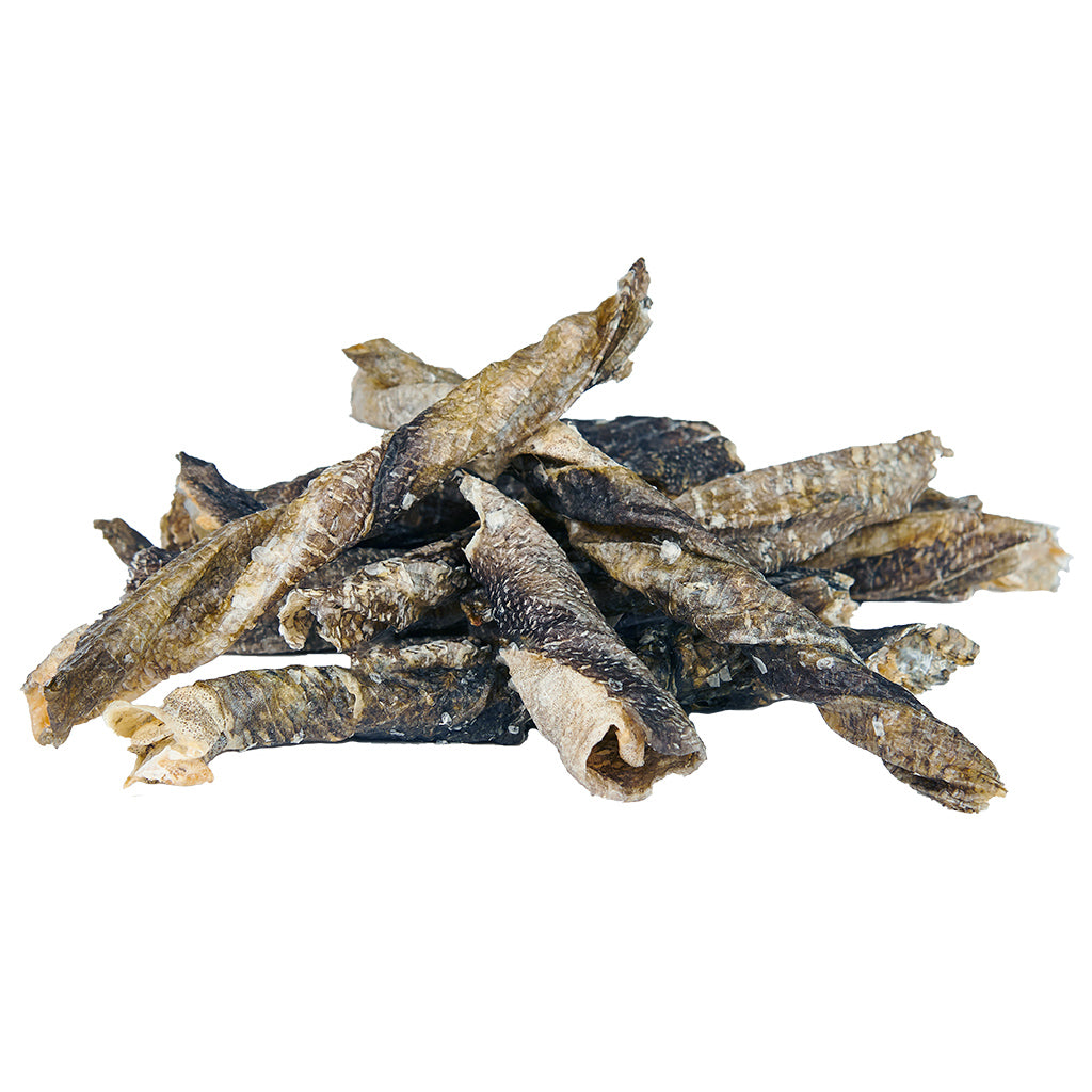 Cod Skin Treats for Dogs Made in USA | Certified Sustainable Seafood by MSC