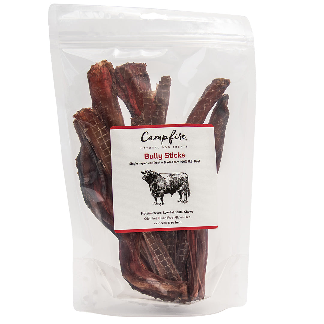 Odor-Free Bully Sticks | 8-10 Inch | Pack of 10
