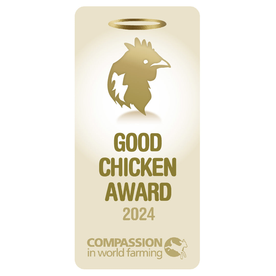 Compassion in World Farming 2024 Good Chicken Award | Dog Treats Made from Ethically Sourced Ingredients