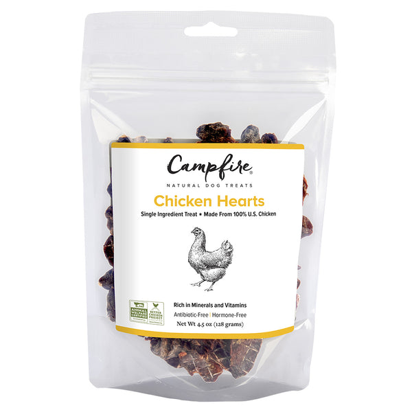 Chicken Hearts for Dogs | Sourced & Made in the USA