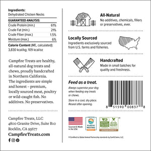 Chicken Necks for Dogs Made in America | Animal Welfare Certified by G.A.P. | Plastic Neutral Certified