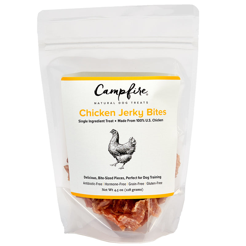 Chicken Jerky Dog Treats Sourced & Made in the USA Campfire Treats